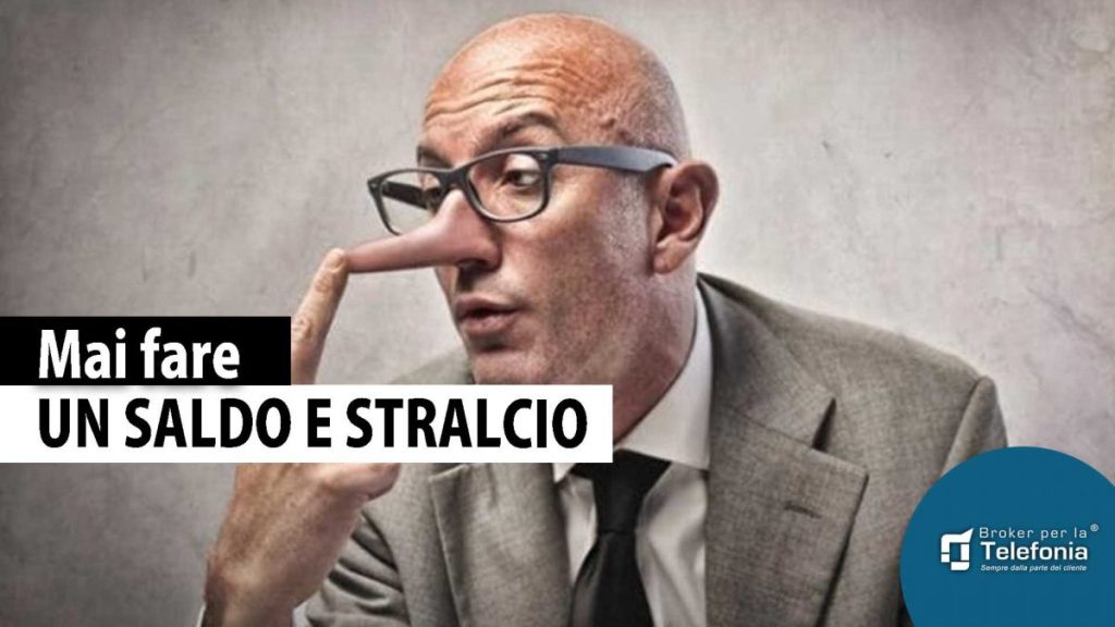 MAI fare un saldo e stralcio